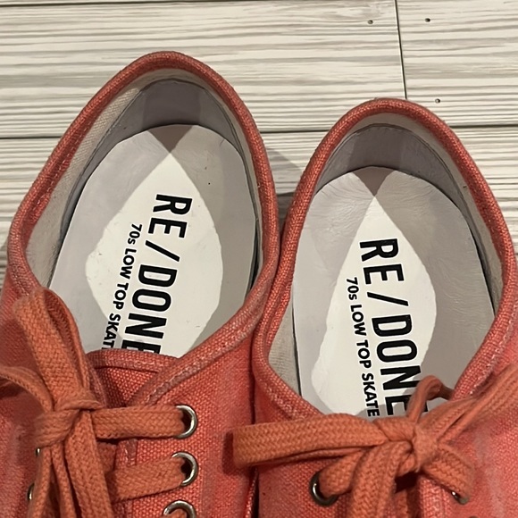 Re/Done 70s Low Top Skate Sneakers size 40 - Picture 10 of 17